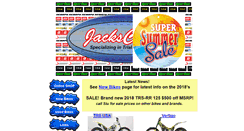 Desktop Screenshot of jackscycles.com